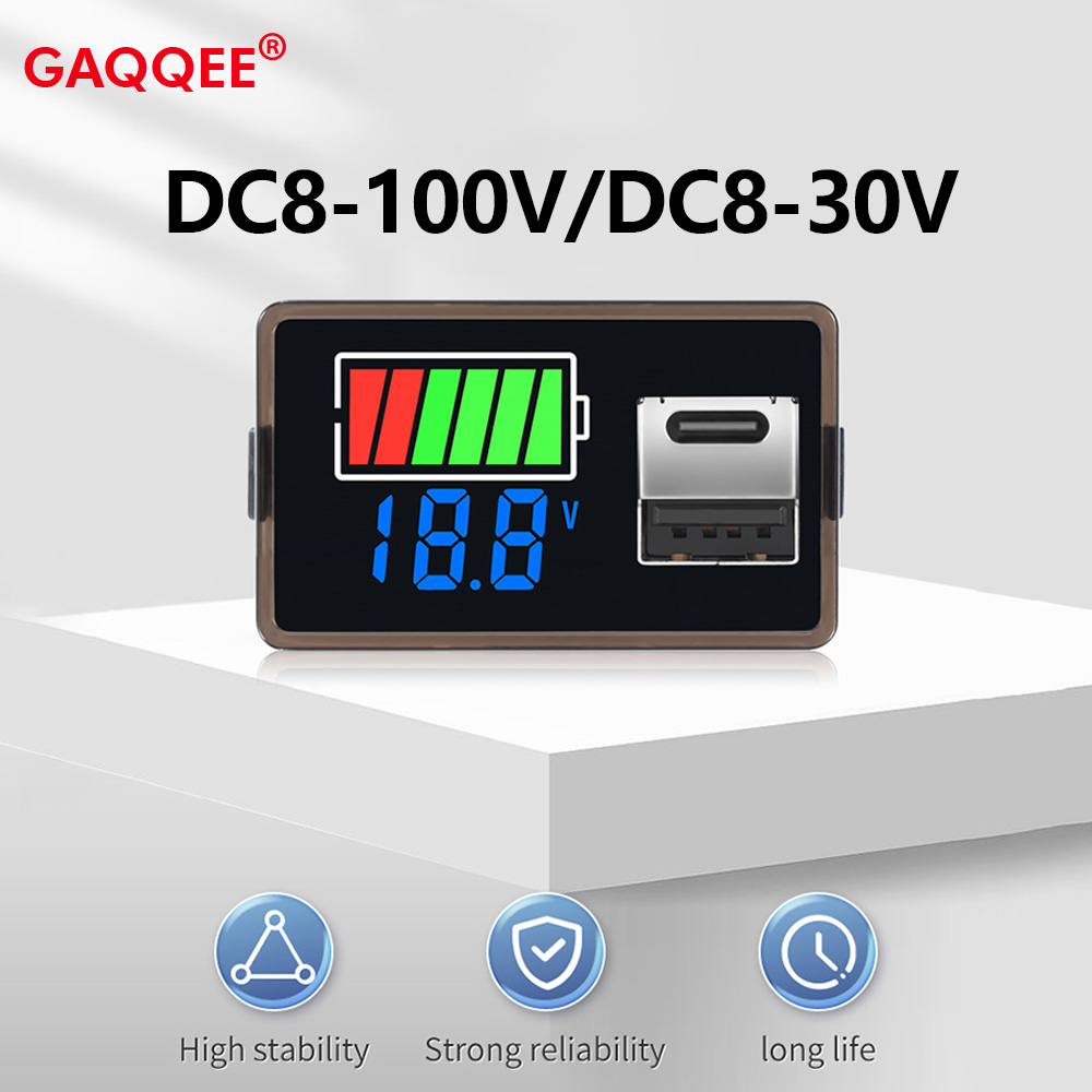 Logic Analyzer Usb - DC8-100V DC8-30V indicatore di capacità della