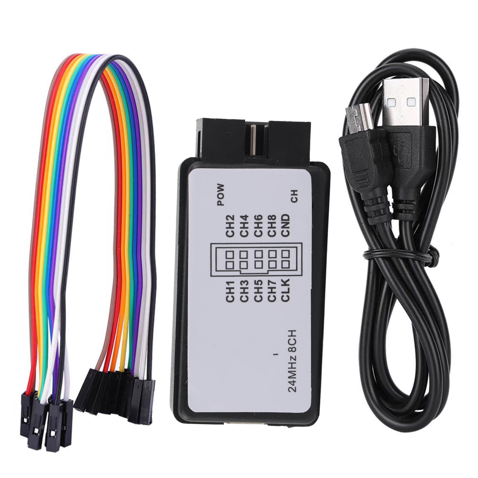 Logic Analyzer Usb - Analizzatore Logico 24MHz USB, Set Dispositivo