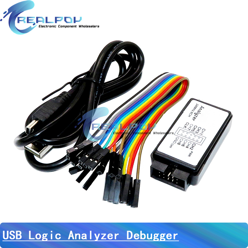Logic Analyzer Usb - Analizzatore logico USB 24MHz 8 canali