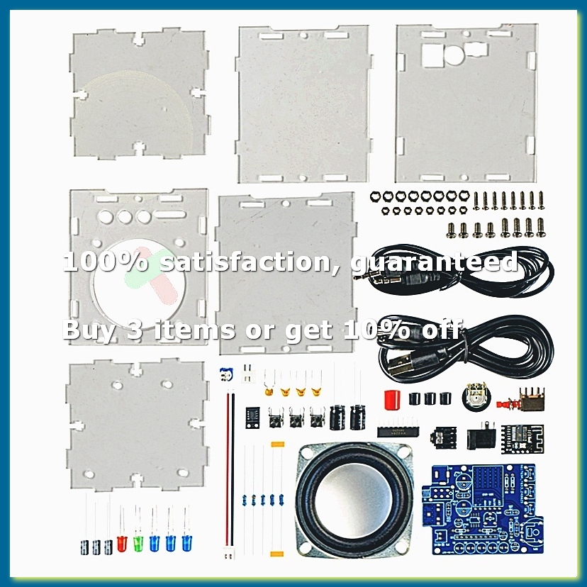 Diy Electronics Project Kit - Kit Altoparlante Bluetooth Fai-da-Te, Progetto di